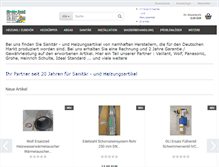 Tablet Screenshot of nitschkeshop.de